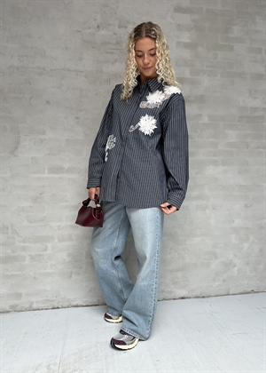 Shir skjorte Dark Grey Copenhagen Muse 